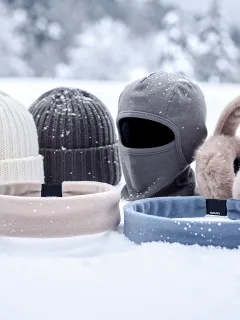 Collection of warm winter hat accessories for 2026