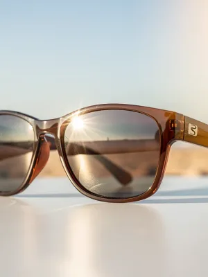 Stylish sunglasses on a bright day, representing new UV protection standards in the US.
