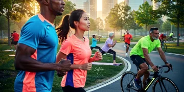 Athletes in 2026 performance t-shirts showcasing breathability and fit