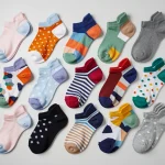 Collection of best 2026 casual socks in various colors and patterns