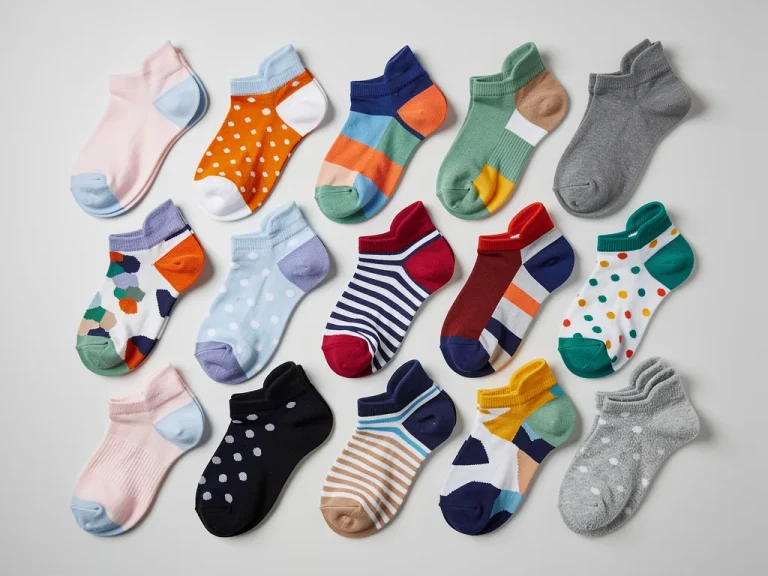 Collection of best 2026 casual socks in various colors and patterns