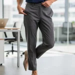 2026 Casual Dress Pants Review: Comfort & Wrinkle Resistance Model in comfortable, wrinkle-resistant casual dress pants