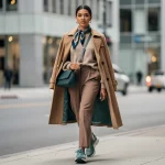 Top 3 Color Combinations for Casual Fashion in 2026 Woman in stylish casual outfit with warm neutrals and muted teal