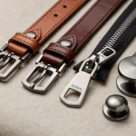 Durable Handbag Accessories: 15% Longer Lifespan by 2027 Collection of durable handbag accessories like metal clasps, leather straps, and zippers