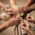 Ethical Sourcing Transparency: 4 New Standards for US Casual Brands Hands interlocking, representing transparent and ethical supply chain collaboration in casual fashion.
