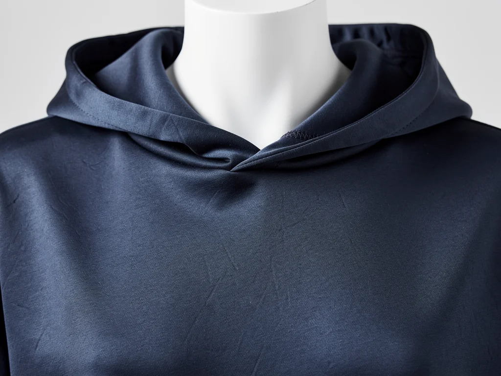 Casual hoodie made from recycled ocean plastic fabric