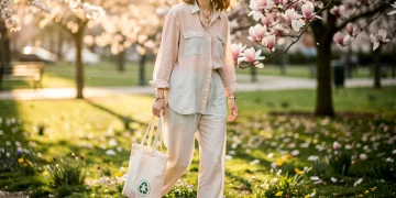 Effortless spring 2026 casual style with modern sustainable clothing