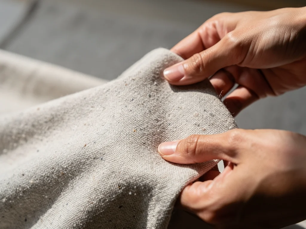 Innovative sustainable athleisure fabric close-up