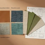 Sustainable fabric swatches for casual wear