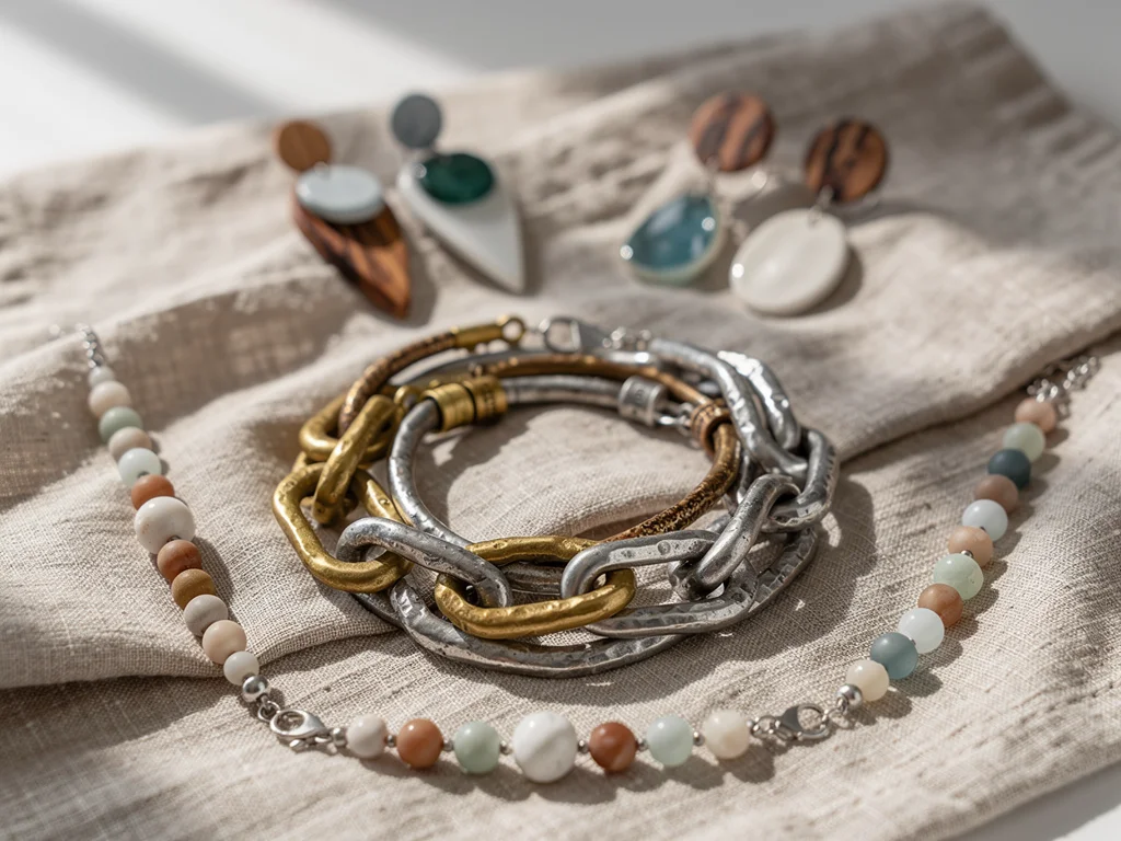 Sustainable and upcycled jewelry pieces for fall 2026 casual style