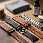 Watch Strap Longevity: Extend Your Accessory's Life by 2 Years Assortment of watch straps and care products for longevity